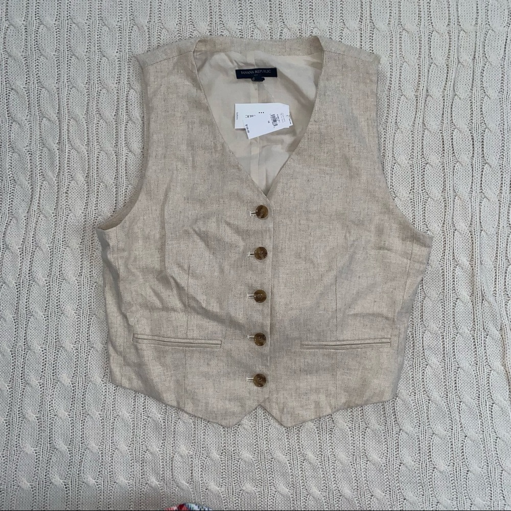 Linen vest